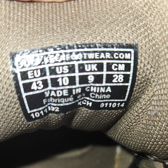 Keen Mens Size 10 Brown Leather Lace Up Low Athletic Hiking Casual Shoes - Picture 8 of 8